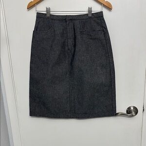 Liz Claiborne Gray Pencil Skirt Knee-Length Work